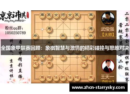 全国象甲联赛回顾：象棋智慧与激情的精彩碰撞与思维对决