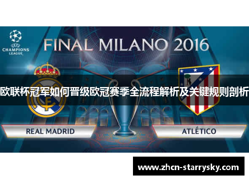 欧联杯冠军如何晋级欧冠赛季全流程解析及关键规则剖析 欧联杯冠军如何晋级欧冠赛季全流程解析及关键规则剖析